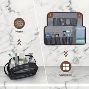 Janiyah | Compact Travel Toiletry Roll Bag