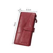 Teresa | RFID-Secure Vintage Leather Travel Wallet