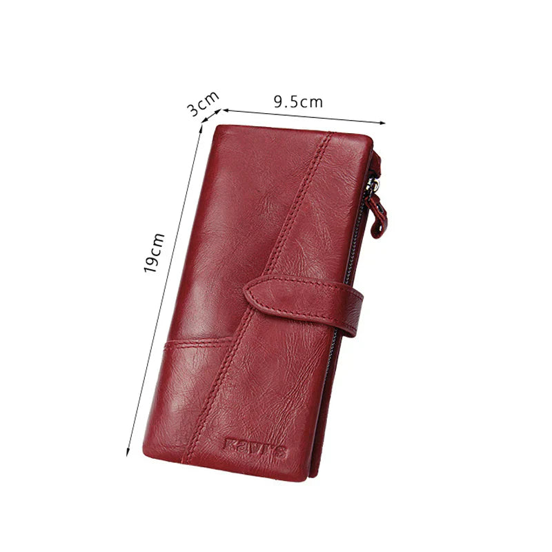Teresa | RFID-Secure Vintage Leather Travel Wallet