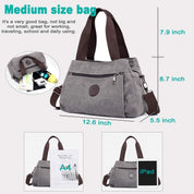 Large Versatile Multi-Pocket Crossbody Bag