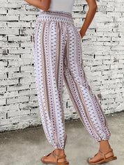 Riley | High-Waist Printed Trousers – Embrace the Boho Spirit