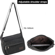 Ayden | Multi-Compartment Waterproof Canvas Crossbody Messenger Bag