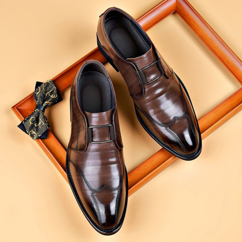 FLORIS | Leather Men's Shoes - Lizabella Fashion