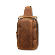 Grant | Men's Vintage Leather Large Crossbody Sling Travel Bag