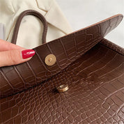 Alicia | Chic Crocodile Pattern Large Capacity Women's Crossbody Handbag