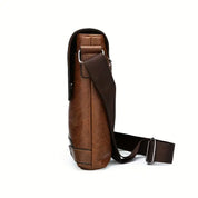 Marcus | Men's Large Commuter Travel Leather Crossbody Bag