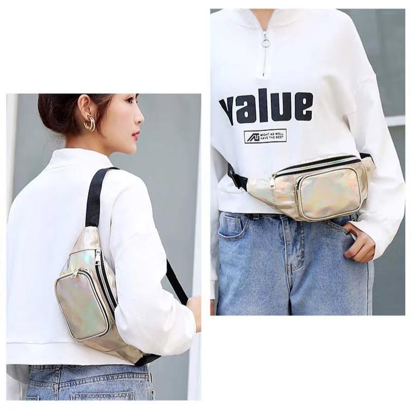 Skyler | Holographic Festival Crossbody Bum Bag