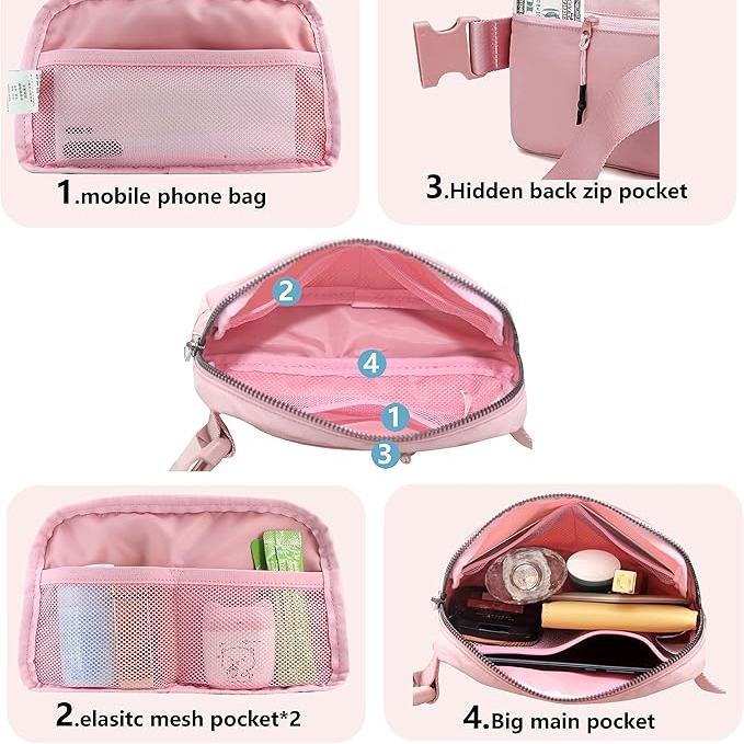Florence | Lightweight & Comfortable Water-Resistant Crossbody Bum Bag