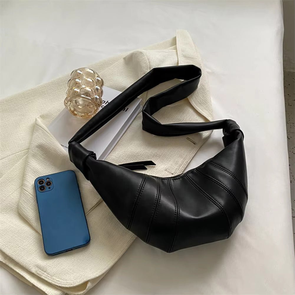 Lilitbeth | Women's Chic Crescent PU Leather Crossbody Bag