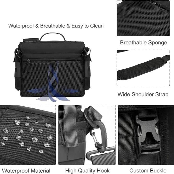 Hayes | Casual Multi-Pocket Crossbody Messenger Laptop Travel Bag