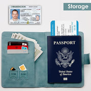 Bria | Stylish & Elegant Anti-theft Passport Holder Wallet