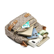 Alayah | Retro Letter Print Crossbody Bag