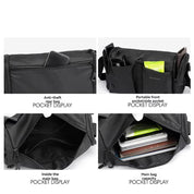 Mink | Men's Large Capacity Waterproof Crossbody Messenger Bag