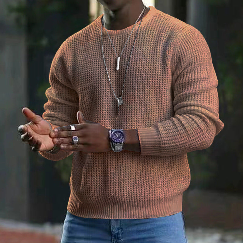 Leo | Long-Sleeve Sweater – A Clean Crew Neck for Everyday Style