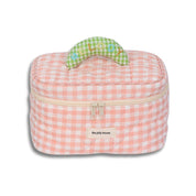 Indy | Charming Gingham Design Travel Cosmetics Bag