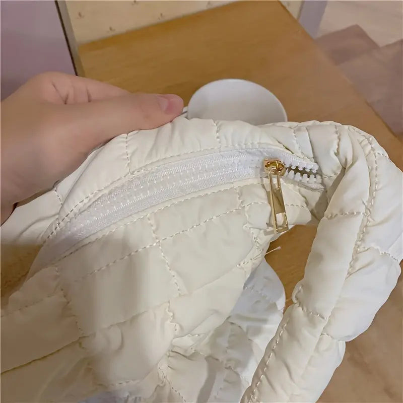 Alexis | Large Capacity Quilted Crossbody Messenger Bag
