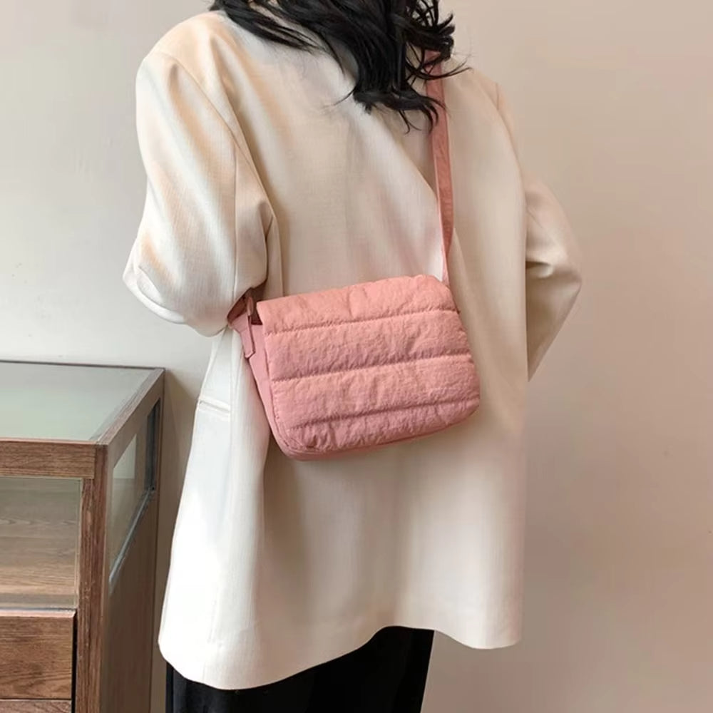 Nicole | Chic Solid Color Crossbody Messenger Travel Bag