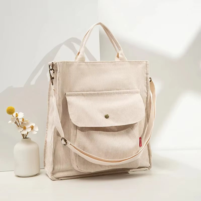 Adele | Corduroy Crossbody Travel Handbag