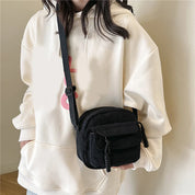 Melissa | Women's Corduroy Small Casual Crossbody Sling Bag