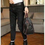 Messiah | Men's Vintage Leather Crossbody Bag