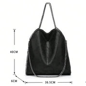 Penny | Chain Designed Tote Crossbody Handbag