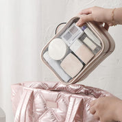 Baylee | Clear Crossbody Travel Cosmetic Bag Organiser