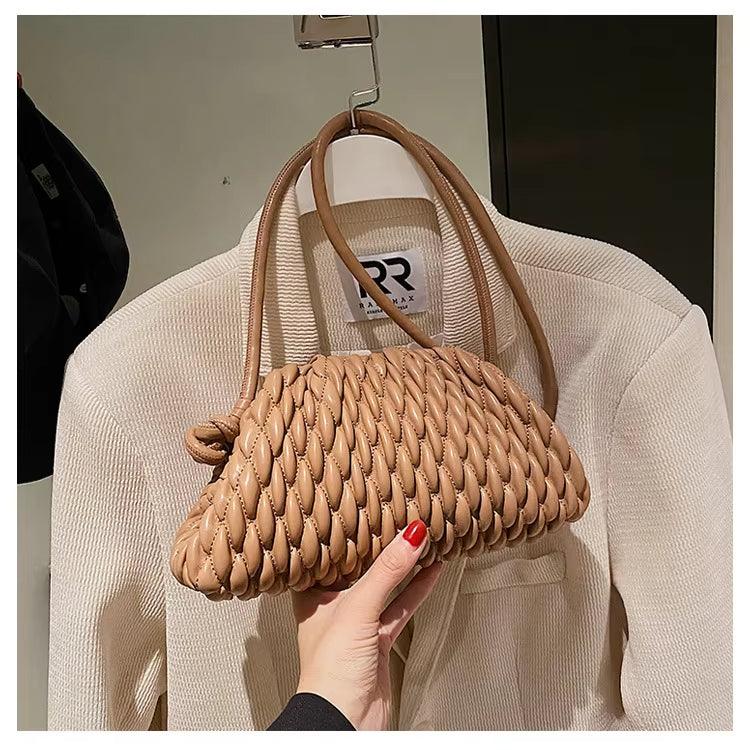 Nellie | Stylish Solid Color Mini Leather Crossbody Shoulder Handbag