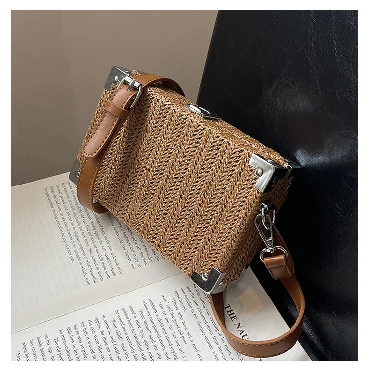 Amelie | Women's Chic Woven Crossbody Sling Bag