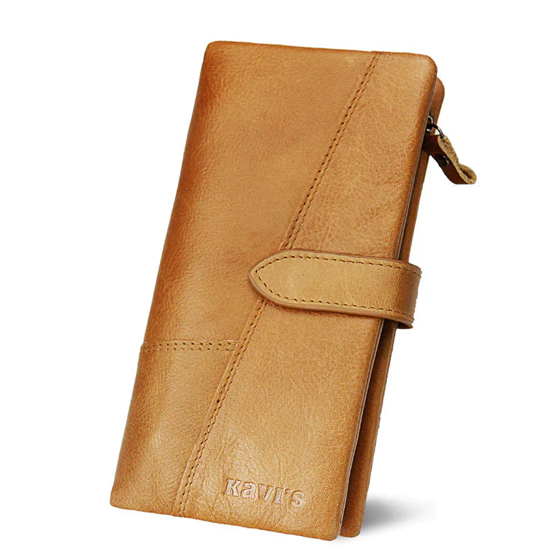 Teresa | RFID-Secure Vintage Leather Travel Wallet