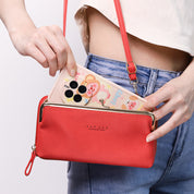 Spacious and Versatile Kiss-lock Crossbody Phone Bag