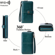 Giuliana | Retro Style Design RFID Travel Wallet