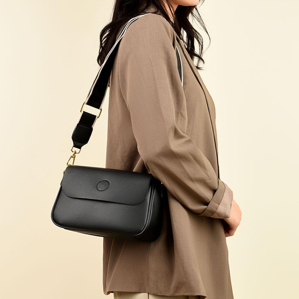Remi | Vegan Leather Crossbody Bag | Flap Design