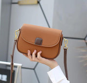 Journi | Chic Leather Flap Crossbody Bag