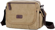 Rowan | Vintage Canvas Crossbody Messenger Bag
