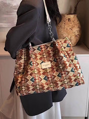 Alia | Modern Canvas Tote Bag