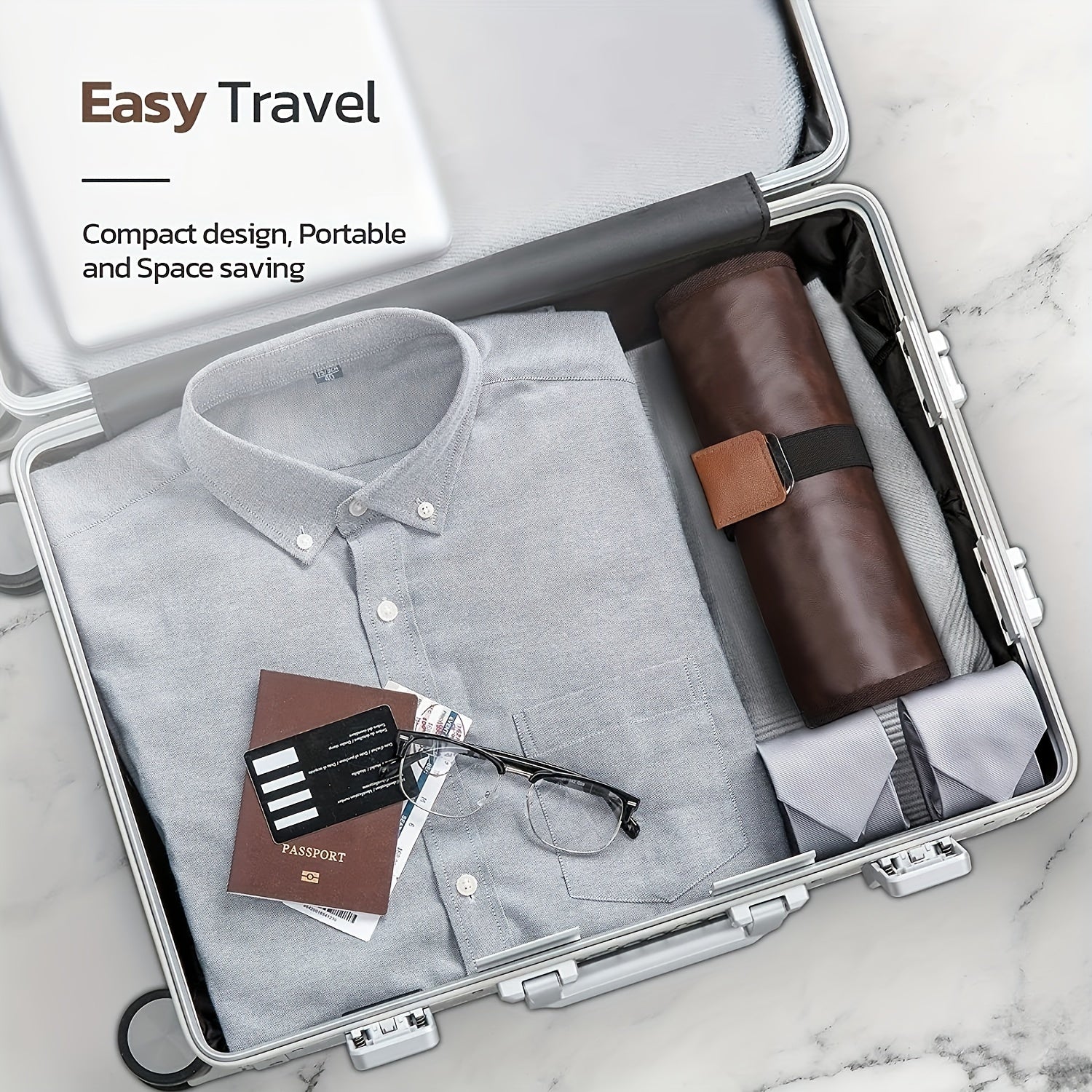 Janiyah | Compact Travel Toiletry Roll Bag