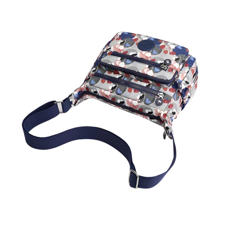 Estella | Large Waterproof Nylon Crossbody Messenger Travel Bag