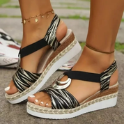 Sarah | Boho Chic Circle Accent Sandals