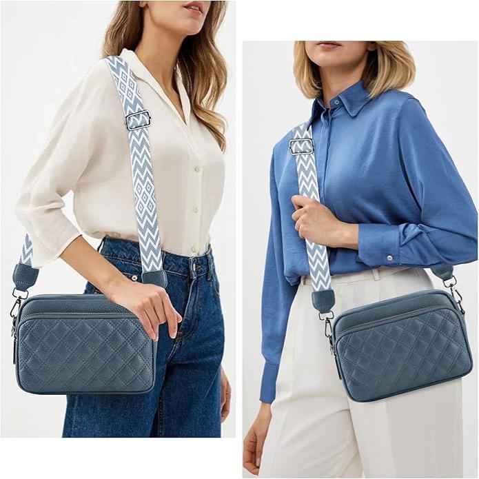 Aleah | Women's Wide Strap Leather Crossbody Bag