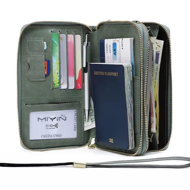 Dalia | Secure & Organized RFID Blocking Passport Holder Wallet