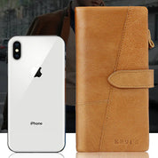 Teresa | RFID-Secure Vintage Leather Travel Wallet