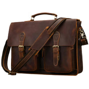 Jesse | Vintage Leather Crossbody Messenger Laptop Handbag