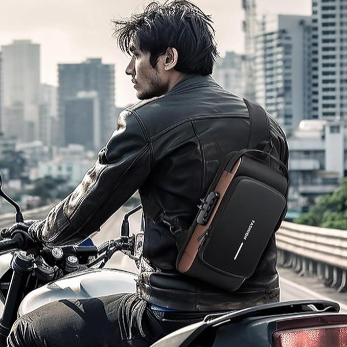 Leon | Anti-Theft USB Crossbody Sling Travel Bag