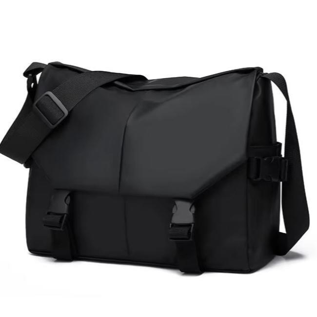 Truett | Water-Resistant Leather Crossbody Messenger Travel Bag