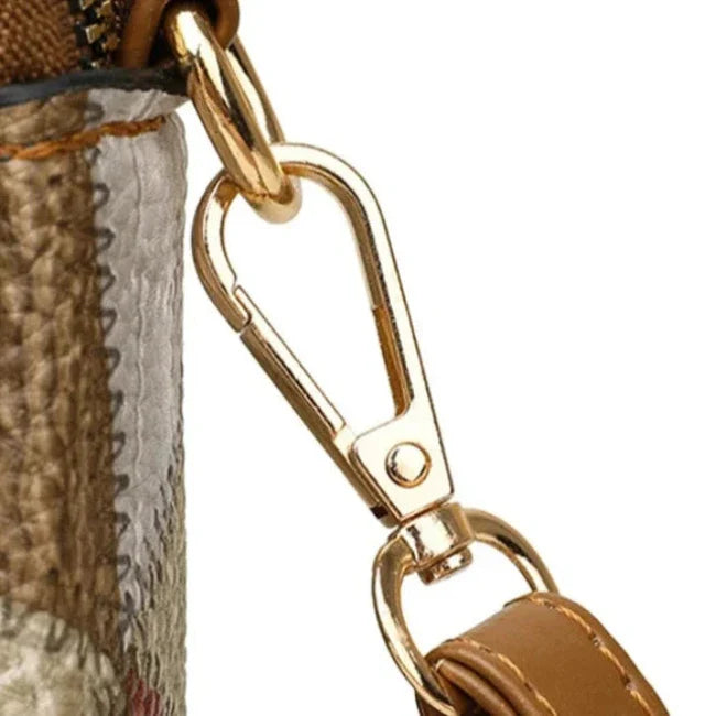 Bria | Women's Patchwork Design Mini Crossbody Sling Bag