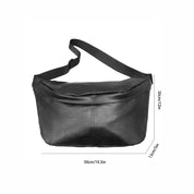 Alaya | Retro Leather Large Crossbody Chest Travel Bag