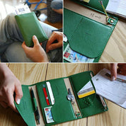 Amelie | Stylish Vibrant Green Secure Travel Wallet