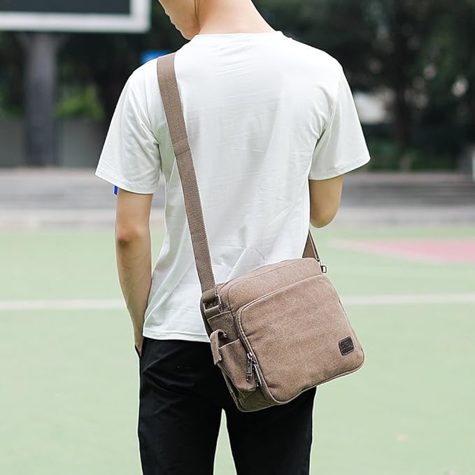 Dean | Men's Versatile Travel Canvas Crossbody Messenger Bag