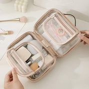 Baylee | Clear Crossbody Travel Cosmetic Bag Organiser