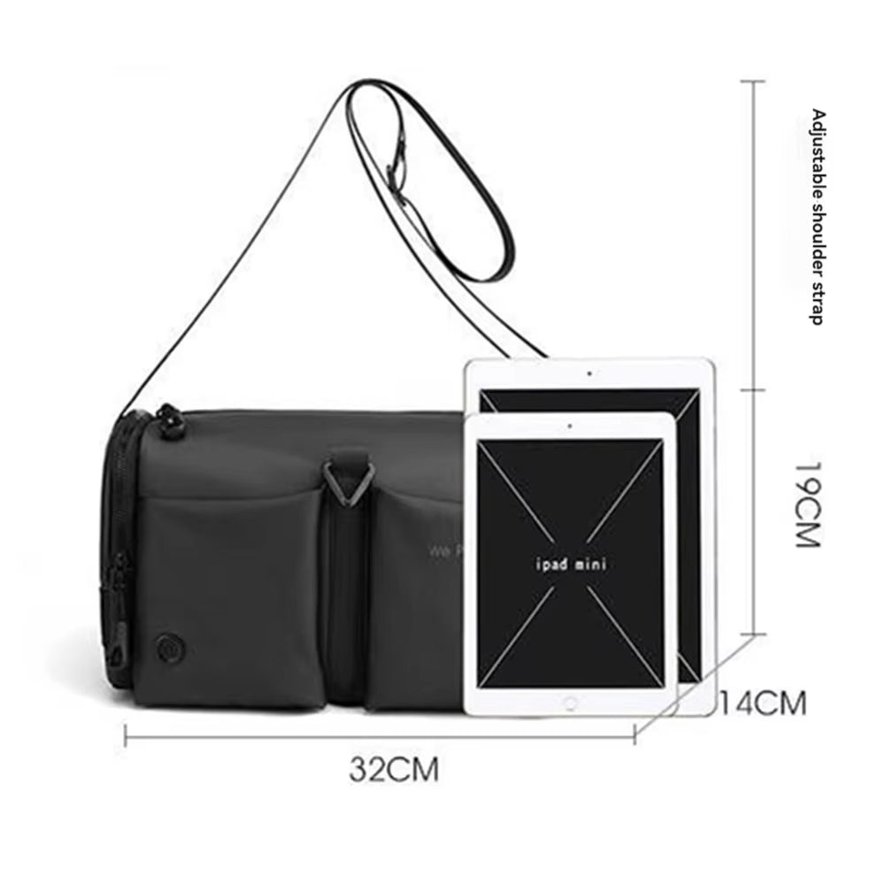 Mink | Men's Large Capacity Waterproof Crossbody Messenger Bag